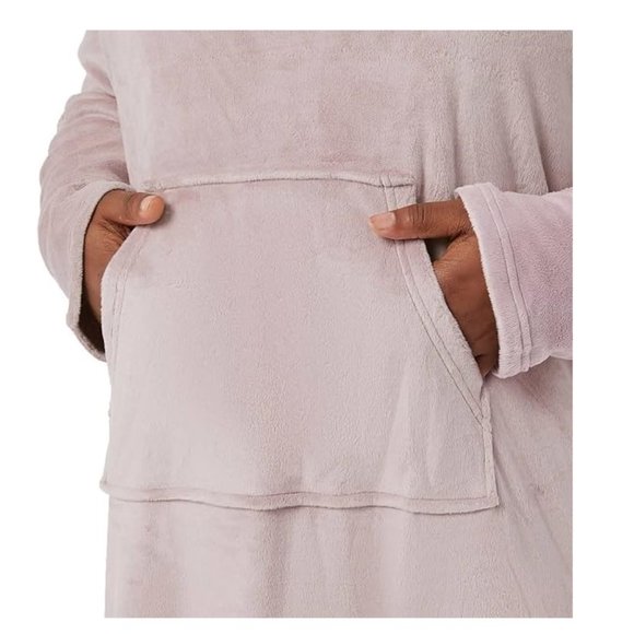 NWT 32 Degrees Heat Cozy Hooded Lounger Pocket Dress Pajama Size Small $65 5C161 - Picture 3 of 3